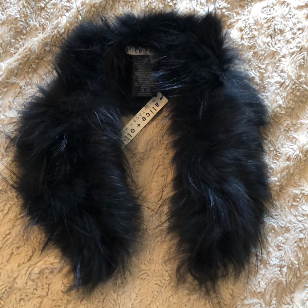 Mink Fur Wrap Scarf with clasp